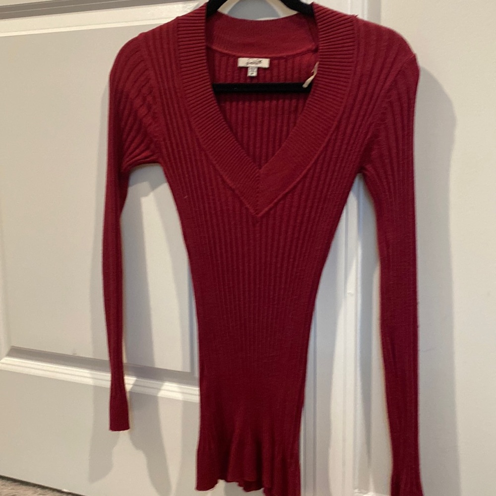 Red v neck